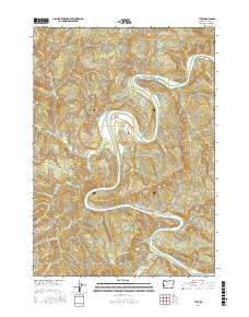 Tyee 2017 topographic map thumbnail