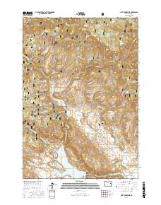Unity Reservoir 2017 topographic map thumbnail