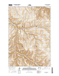 Utts Butte 2017 topographic map thumbnail