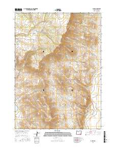 V Lake 2017 topographic map thumbnail