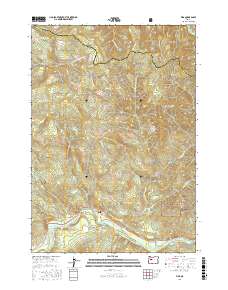 Vida 2017 topographic map thumbnail