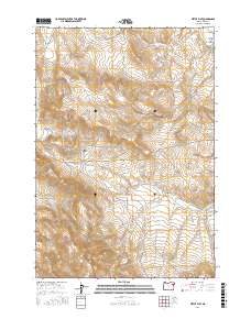 Virtue Flat 2017 topographic map thumbnail