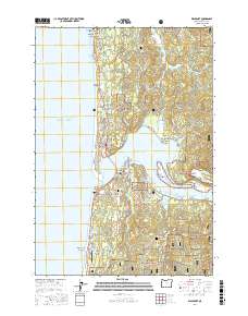 Waldport 2017 topographic map thumbnail