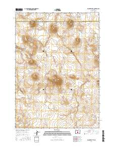 Walker Butte 2017 topographic map thumbnail