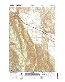 Wallowa 2017 topographic map thumbnail