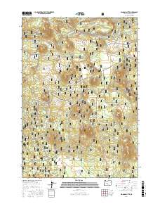 Wanoga Butte 2017 topographic map thumbnail
