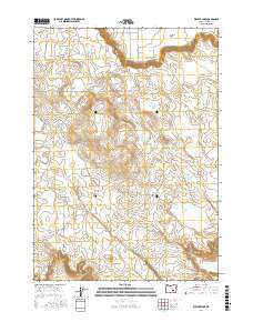 Weaver Lake 2017 topographic map thumbnail