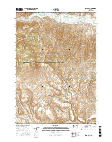 Wendt Butte 2017 topographic map thumbnail
