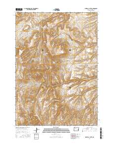 Westfall Butte 2017 topographic map thumbnail