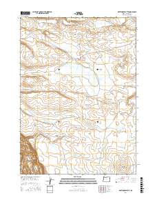 Whitehorse Butte 2017 topographic map thumbnail
