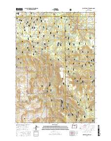Whitetail Butte 2017 topographic map thumbnail