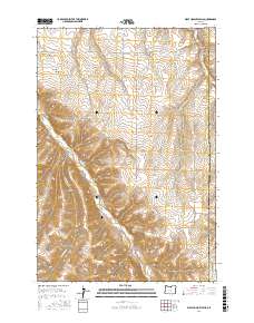 Wolf Hollow Falls 2017 topographic map thumbnail