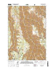 Wood Butte 2017 topographic map thumbnail