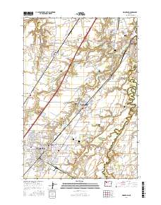 Woodburn 2017 topographic map thumbnail