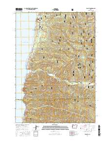 Yachats 2017 topographic map preview
