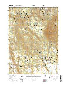 Yainax Butte 2017 topographic map thumbnail