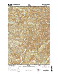 Yellowstone Mountain 2017 topographic map thumbnail