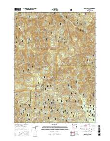 Abbott Butte 2017 topographic map thumbnail