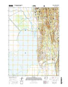 Agency Lake 2017 topographic map thumbnail