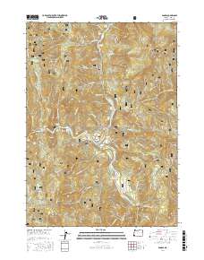 Agness 2017 topographic map thumbnail