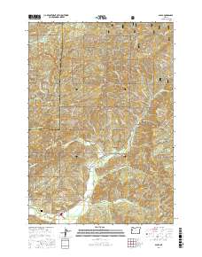 Alsea 2017 topographic map thumbnail