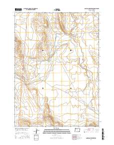 Anderson Reservoir 2017 topographic map thumbnail