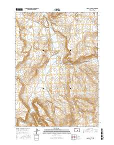 Angell Butte 2017 topographic map thumbnail