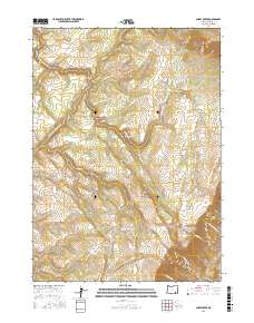 Ankle Creek 2017 topographic map thumbnail