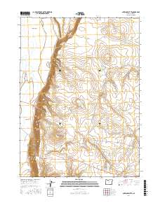 Antelope Butte 2017 topographic map thumbnail