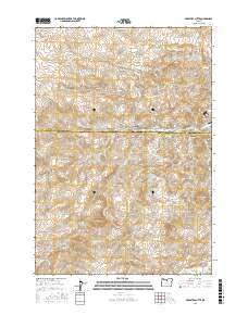 Arrastra Butte 2017 topographic map thumbnail