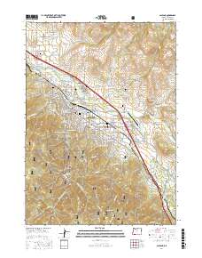 Ashland 2017 topographic map thumbnail