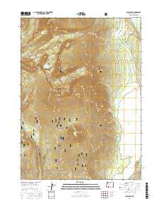 Aspen Lake 2017 topographic map thumbnail