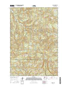 Bacona 2017 topographic map thumbnail