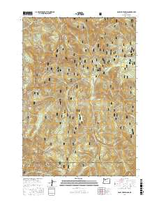 Bagby Hot Springs 2017 topographic map thumbnail