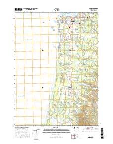 Bandon 2017 topographic map thumbnail