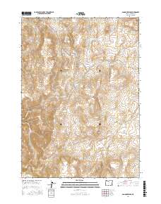 Bannock Ridge 2017 topographic map thumbnail