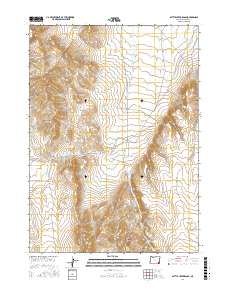 Battle Creek Ranch 2017 topographic map thumbnail