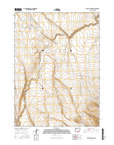 Beatys Butte NW 2017 topographic map thumbnail