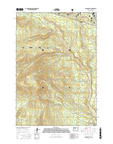 Beaver Butte 2017 topographic map thumbnail
