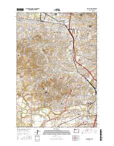 Beaverton 2017 topographic map thumbnail