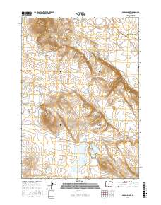Benjamin Lake 2017 topographic map thumbnail