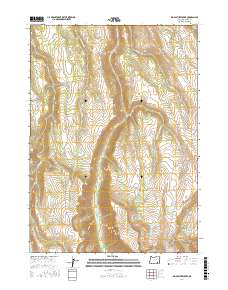 Big Pasture Creek 2017 topographic map thumbnail