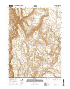 Blizzard Gap 2017 topographic map thumbnail