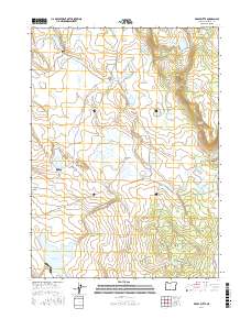 Brady Butte 2017 topographic map thumbnail