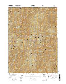 Brandy Peak 2017 topographic map thumbnail