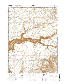 Brewster Reservoir 2017 topographic map thumbnail