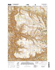 Bridge Creek 2017 topographic map thumbnail