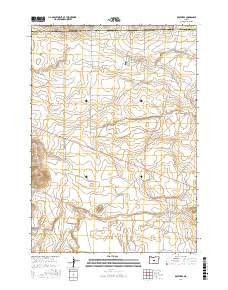 Brothers 2017 topographic map thumbnail