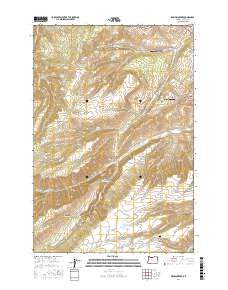 Brown Creek 2017 topographic map thumbnail