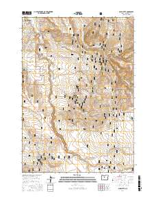 Buck Butte 2017 topographic map thumbnail